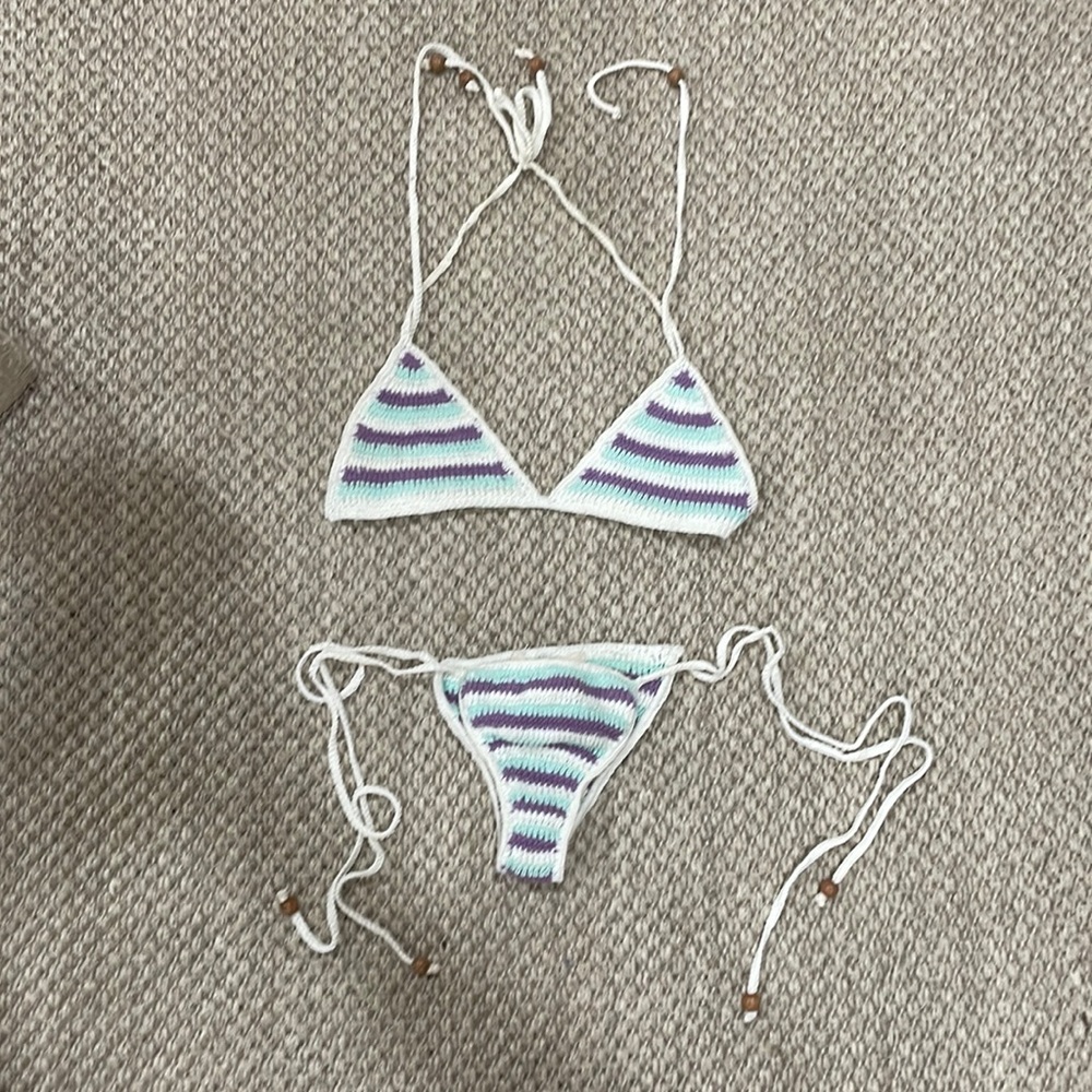 Gorgeous crochet bikini set